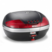 GIVI BAULETTO MONOKEY V46   46LT  NERO CON CATADIOTTRI ROSSI  V46N