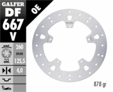 DISCO FRENO GALFER DF667V