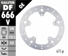 DISCO FRENO GALFER DF666V