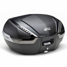 GIVI BAULETTO MONOKEY 47 LT V47NNT CON INSERTO CARBON LOOCK E CATADIOTTRI FUME'